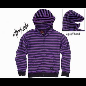 ISO Fallen X Chris Cole Purple striped hoodie XL